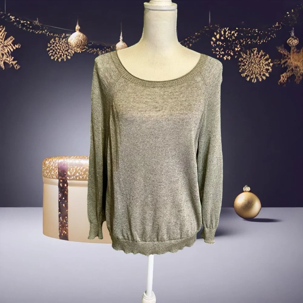 J. Crew ‘Summerweight Pullover Sweater’ in Light Olive Green Size Small
